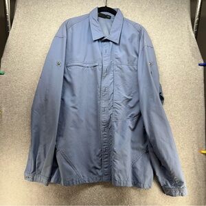 Mountain Hardwear Light Blue Casual Button Down Shirt